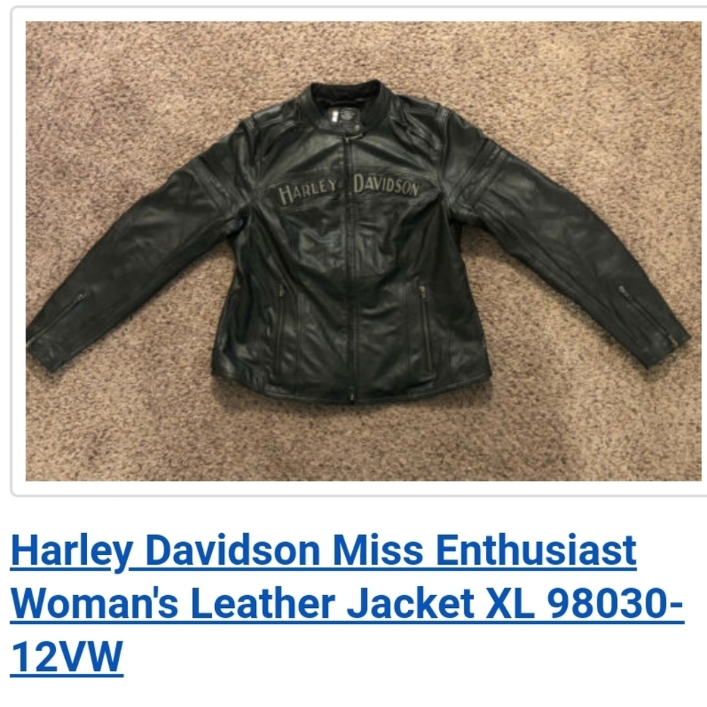 Women's Harley-Davidson leather jacket